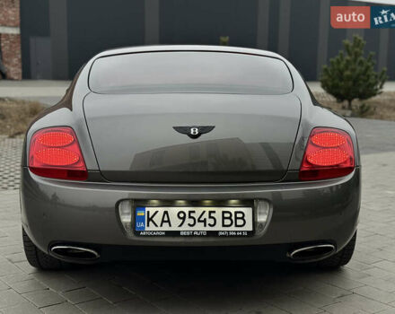 Серый Бентли Континенталь ГТ, объемом двигателя 6 л и пробегом 100 тыс. км за 46500 $, фото 5 на Automoto.ua