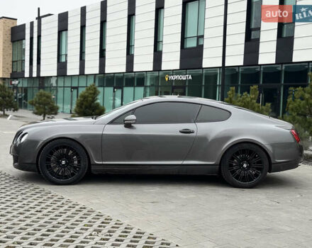 Серый Бентли Континенталь ГТ, объемом двигателя 6 л и пробегом 100 тыс. км за 46500 $, фото 3 на Automoto.ua