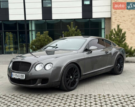 Сірий Бентлі Continental GT, об'ємом двигуна 6 л та пробігом 100 тис. км за 46500 $, фото 1 на Automoto.ua