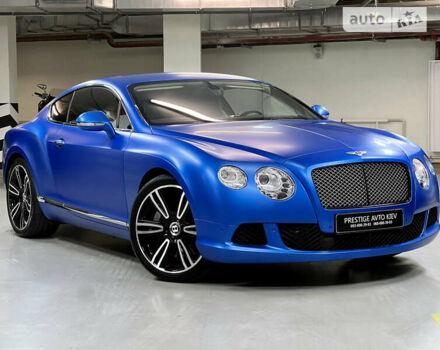 Синій Бентлі Continental GT, об'ємом двигуна 6 л та пробігом 43 тис. км за 58000 $, фото 1 на Automoto.ua