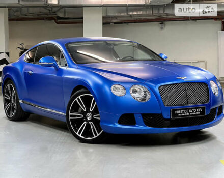 Синій Бентлі Continental GT, об'ємом двигуна 6 л та пробігом 43 тис. км за 55000 $, фото 1 на Automoto.ua