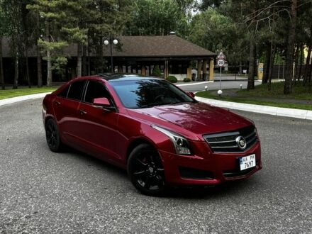 Красный Кадиллак АТС, объемом двигателя 2 л и пробегом 150 тыс. км за 10800 $, фото 1 на Automoto.ua