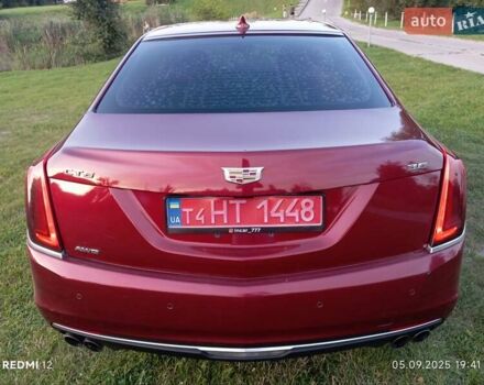 Красный Кадиллак CT6, объемом двигателя 3.6 л и пробегом 198 тыс. км за 23500 $, фото 1 на Automoto.ua