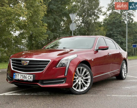 Красный Кадиллак CT6, объемом двигателя 3.7 л и пробегом 39 тыс. км за 24900 $, фото 1 на Automoto.ua
