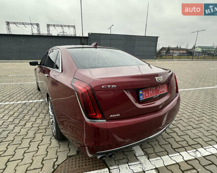 Червоний Каділак CTS, об'ємом двигуна 3.6 л та пробігом 190 тис. км за 22500 $, фото 18 на Automoto.ua