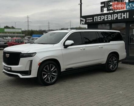 Каділак Ескалейд 2021 у Чернівцях на Automoto.ua Білий Каділак Ескалейд, об'ємом двигуна 6.16 л та пробігом 54 тис. км за 115000 $, фото 2 на Automoto.ua