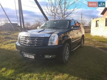 Черный Кадиллак Эскалейд, объемом двигателя 6.2 л и пробегом 230 тыс. км за 8900 $, фото 1 на Automoto.ua