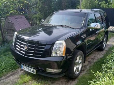 Черный Кадиллак Эскалейд, объемом двигателя 6.2 л и пробегом 115 тыс. км за 12500 $, фото 1 на Automoto.ua