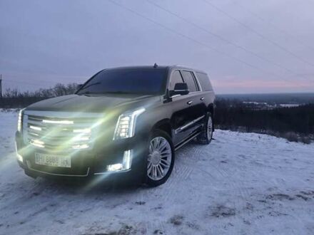 Черный Кадиллак Эскалейд, объемом двигателя 6.2 л и пробегом 138 тыс. км за 75000 $, фото 1 на Automoto.ua