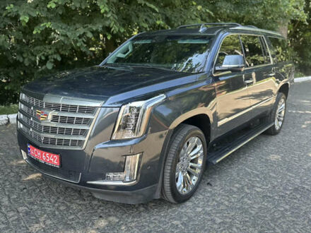 Кадиллак Эскалейд 2018 в Черновцах на Automoto.ua Синий Кадиллак Эскалейд, объемом двигателя 6.2 л и пробегом 174 тыс. км за 48500 $, фото 1 на Automoto.ua
