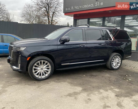 Синий Кадиллак Эскалейд, объемом двигателя 6.2 л и пробегом 51 тыс. км за 79900 $, фото 1 на Automoto.ua