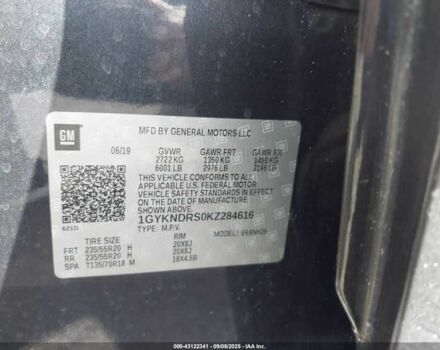 Чорний Каділак XT5, об'ємом двигуна 3.6 л та пробігом 71 тис. км за 14702 $, фото 15 на Automoto.ua