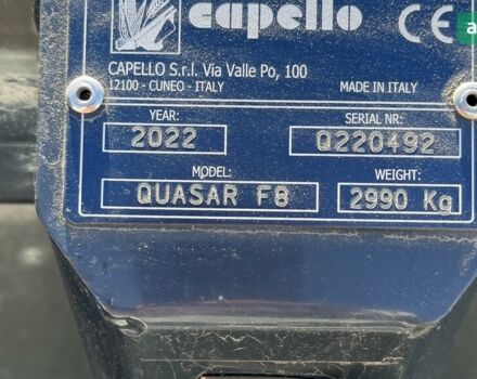 Капелло Quasar F8, об'ємом двигуна 0 л та пробігом 0 тис. км за 32000 $, фото 2 на Automoto.ua