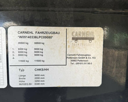 Карнехл ЦХКС, объемом двигателя 0 л и пробегом 11 тыс. км за 27788 $, фото 16 на Automoto.ua