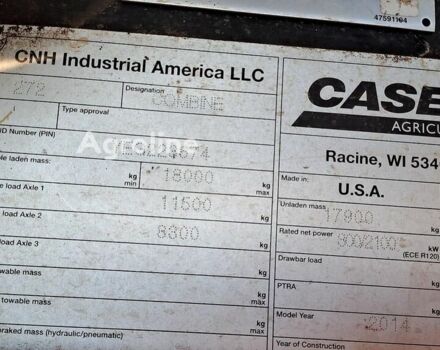 Кейс 7230, объемом двигателя 0 л и пробегом 0 тыс. км за 235730 $, фото 6 на Automoto.ua