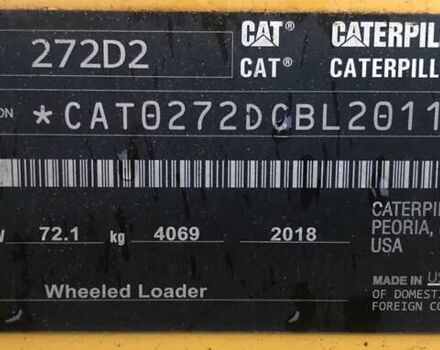 Жовтий Катерпіллер 272, об'ємом двигуна 0 л та пробігом 0 тис. км за 45800 $, фото 14 на Automoto.ua