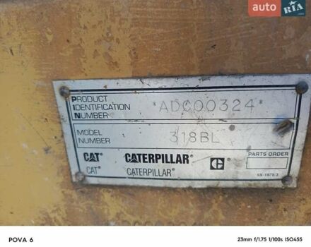 Желтый Катерпиллер 318, объемом двигателя 0 л и пробегом 13 тыс. км за 12000 $, фото 2 на Automoto.ua