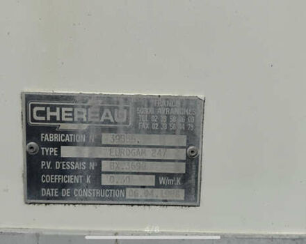 Белый Череау ThermoKing, объемом двигателя 0 л и пробегом 110 тыс. км за 12000 $, фото 7 на Automoto.ua