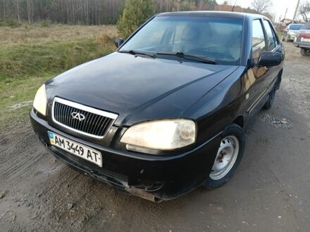 Черный Чери Амулет, объемом двигателя 1.6 л и пробегом 175 тыс. км за 750 $, фото 1 на Automoto.ua