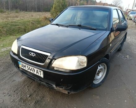 Черный Чери Амулет, объемом двигателя 1.6 л и пробегом 175 тыс. км за 750 $, фото 1 на Automoto.ua