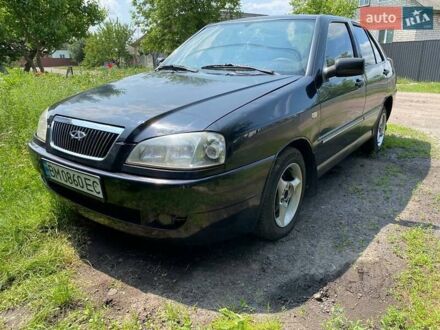Чери Амулет 2008 в Конотопе на Automoto.ua Черный Чери Амулет, объемом двигателя 1.6 л и пробегом 128 тыс. км за 1750 $, фото 1 на Automoto.ua
