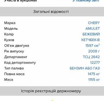 Чері Амулет, об'ємом двигуна 1.6 л та пробігом 102 тис. км за 2300 $, фото 18 на Automoto.ua