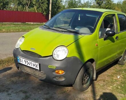 Зелений Чері Джаггі, об'ємом двигуна 1.1 л та пробігом 100 тис. км за 1350 $, фото 1 на Automoto.ua