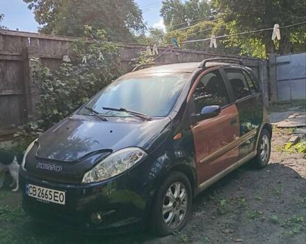Чорний Чері Кімо, об'ємом двигуна 1.3 л та пробігом 298 тис. км за 1000 $, фото 1 на Automoto.ua