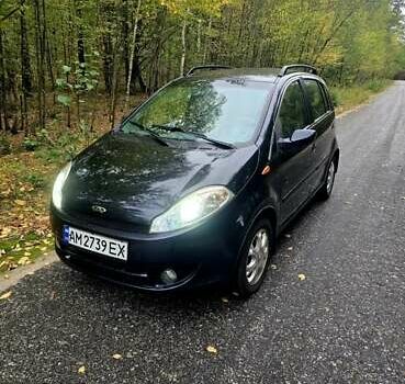 Чорний Чері Кімо, об'ємом двигуна 1.3 л та пробігом 170 тис. км за 2235 $, фото 1 на Automoto.ua