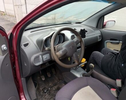 Красный Чери Кимо, объемом двигателя 1.3 л и пробегом 59 тыс. км за 3000 $, фото 6 на Automoto.ua