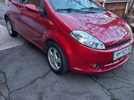 Красный Чери Кимо, объемом двигателя 1.3 л и пробегом 59 тыс. км за 4200 $, фото 1 на Automoto.ua