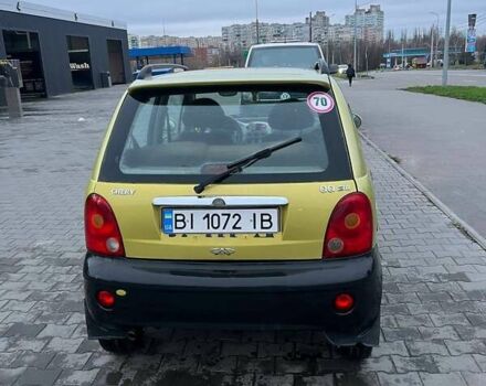 Желтый Чери Кью Кью, объемом двигателя 1.08 л и пробегом 66 тыс. км за 2000 $, фото 4 на Automoto.ua