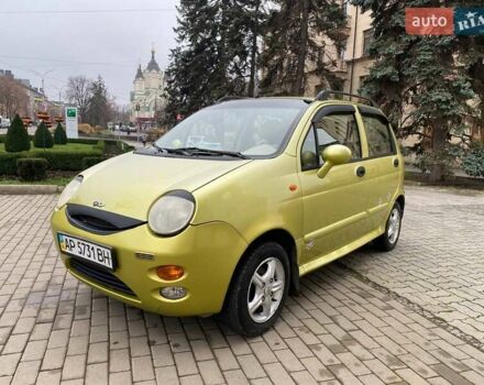 Жовтий Чері Кью Кью, об'ємом двигуна 1.08 л та пробігом 148 тис. км за 1750 $, фото 5 на Automoto.ua