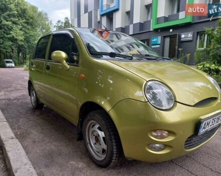 Желтый Чери Кью Кью, объемом двигателя 1.08 л и пробегом 100 тыс. км за 2300 $, фото 1 на Automoto.ua