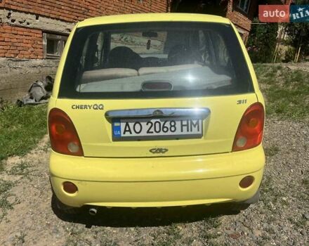 Жовтий Чері Кью Кью, об'ємом двигуна 1.08 л та пробігом 191 тис. км за 1450 $, фото 1 на Automoto.ua