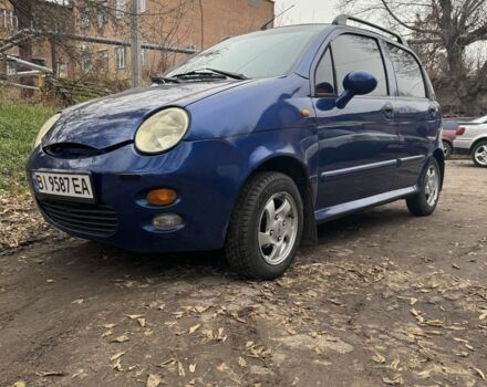 Синий Чери Кью Кью, объемом двигателя 1.1 л и пробегом 80 тыс. км за 2000 $, фото 2 на Automoto.ua