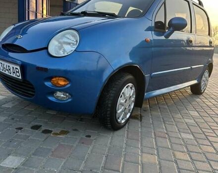 Синий Чери Кью Кью, объемом двигателя 0.8 л и пробегом 100 тыс. км за 3000 $, фото 1 на Automoto.ua