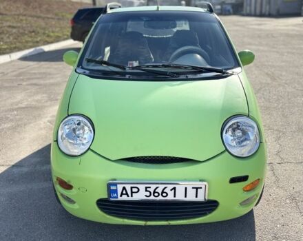 Зеленый Чери Кью Кью, объемом двигателя 1.1 л и пробегом 96 тыс. км за 2200 $, фото 1 на Automoto.ua