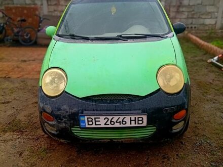 Зеленый Чери Кью Кью, объемом двигателя 0.8 л и пробегом 299 тыс. км за 950 $, фото 1 на Automoto.ua