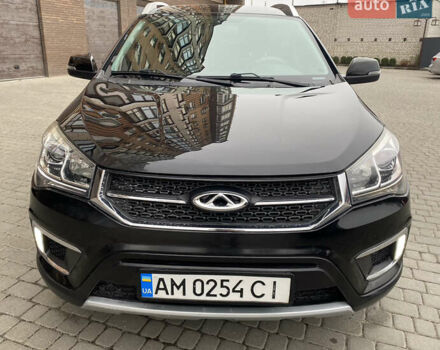 Черный Чери Tiggo 2, объемом двигателя 1.5 л и пробегом 116 тыс. км за 8200 $, фото 1 на Automoto.ua