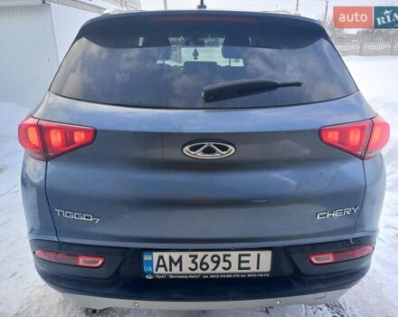 Синий Чери Tiggo 7, объемом двигателя 1.5 л и пробегом 57 тыс. км за 12100 $, фото 1 на Automoto.ua