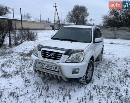 Белый Чери Тигго, объемом двигателя 1.6 л и пробегом 182 тыс. км за 5000 $, фото 1 на Automoto.ua