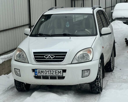 Белый Чери Тигго, объемом двигателя 1.8 л и пробегом 118 тыс. км за 4300 $, фото 1 на Automoto.ua