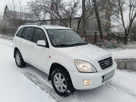 Белый Чери Тигго, объемом двигателя 1.8 л и пробегом 116 тыс. км за 4200 $, фото 1 на Automoto.ua