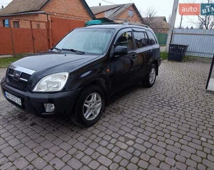 Чорний Чері Тігго, об'ємом двигуна 2 л та пробігом 231 тис. км за 2100 $, фото 19 на Automoto.ua