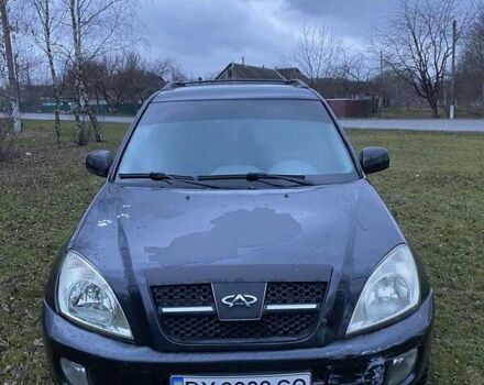 Черный Чери Тигго, объемом двигателя 2 л и пробегом 149 тыс. км за 3000 $, фото 1 на Automoto.ua