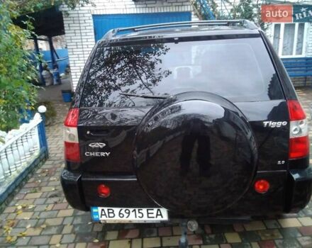 Чорний Чері Тігго, об'ємом двигуна 2 л та пробігом 97 тис. км за 4500 $, фото 5 на Automoto.ua