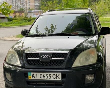 Черный Чери Тигго, объемом двигателя 2.4 л и пробегом 80 тыс. км за 4500 $, фото 4 на Automoto.ua
