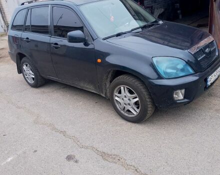 Черный Чери Тигго, объемом двигателя 2 л и пробегом 220 тыс. км за 3400 $, фото 1 на Automoto.ua