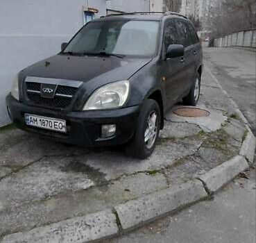 Чорний Чері Тігго, об'ємом двигуна 2 л та пробігом 287 тис. км за 2700 $, фото 1 на Automoto.ua